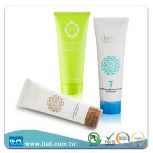D45Lotion Flip Top Cap Plastic Skincare Tube